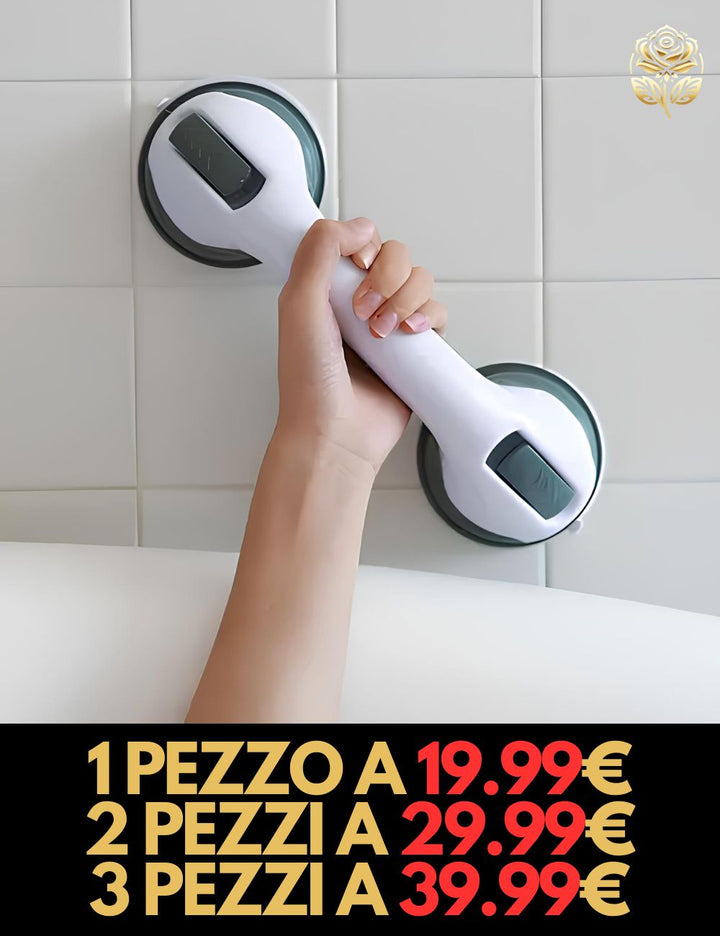 ManigliaPro: Maniglia di Sicurezza per Vasca da Bagno e Doccia con Ventose Super Forti